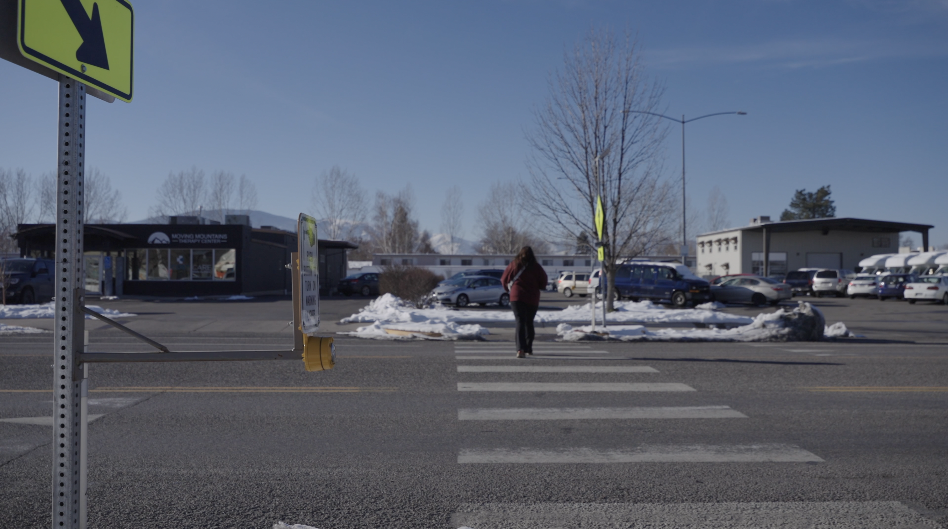 Russell St. Crossing near Missoula County Fairgrounds and YMCA