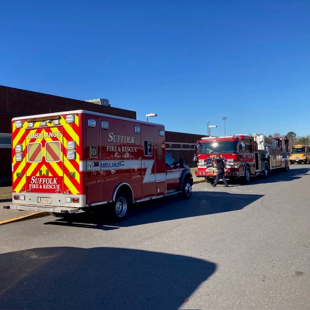 12 hospitalized after accidental discharge of fire extinguisher at Nansemond River