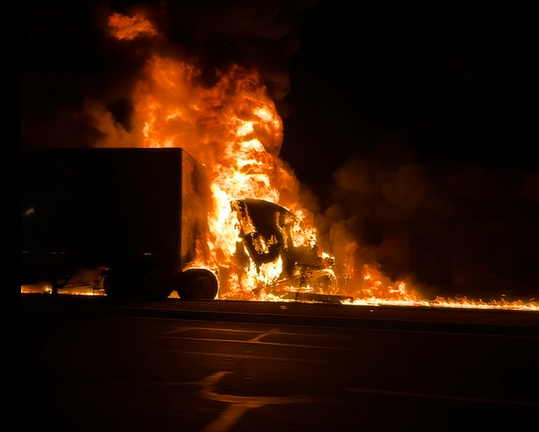 18th Street and Washington tractor trailer vs. light rail crash 9-14-25