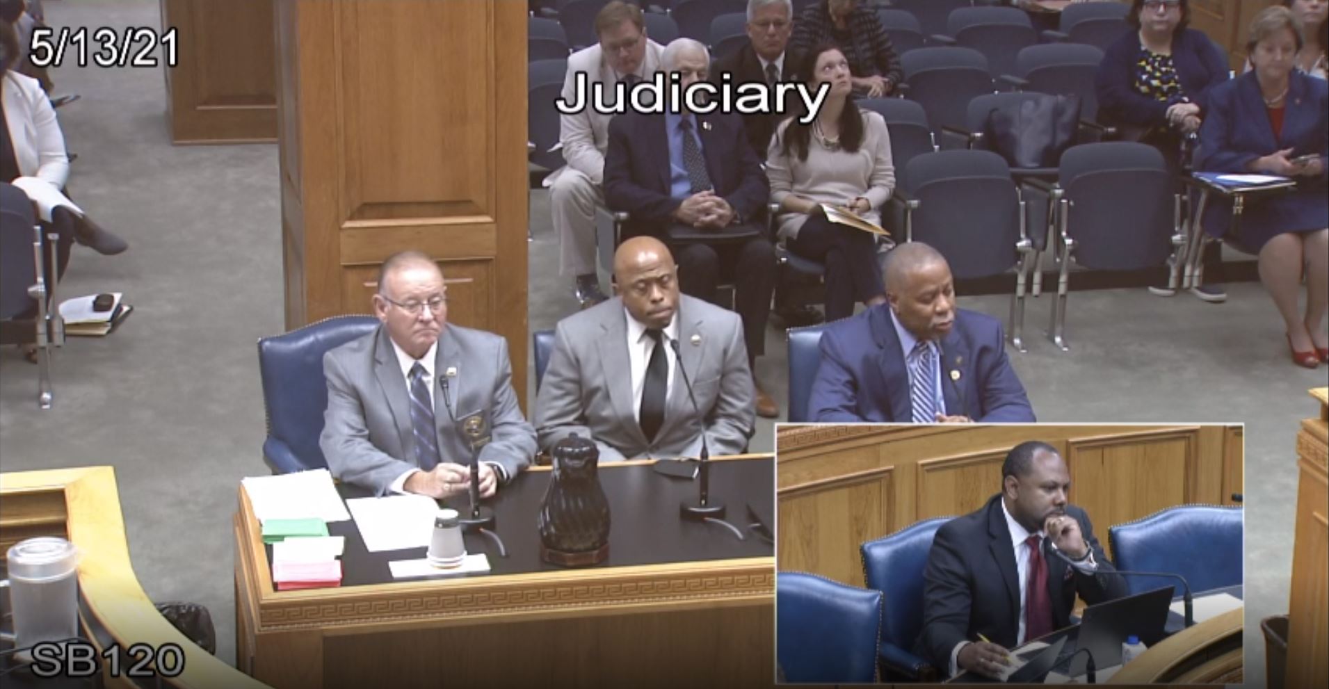 Sen Gerald Boudreaux on SB 120.JPG