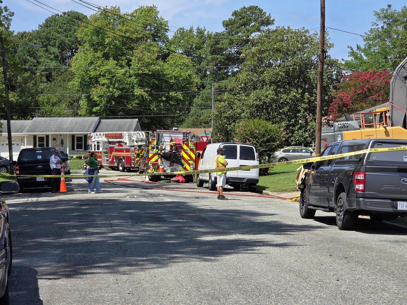 Newport News Cindy Circle fire