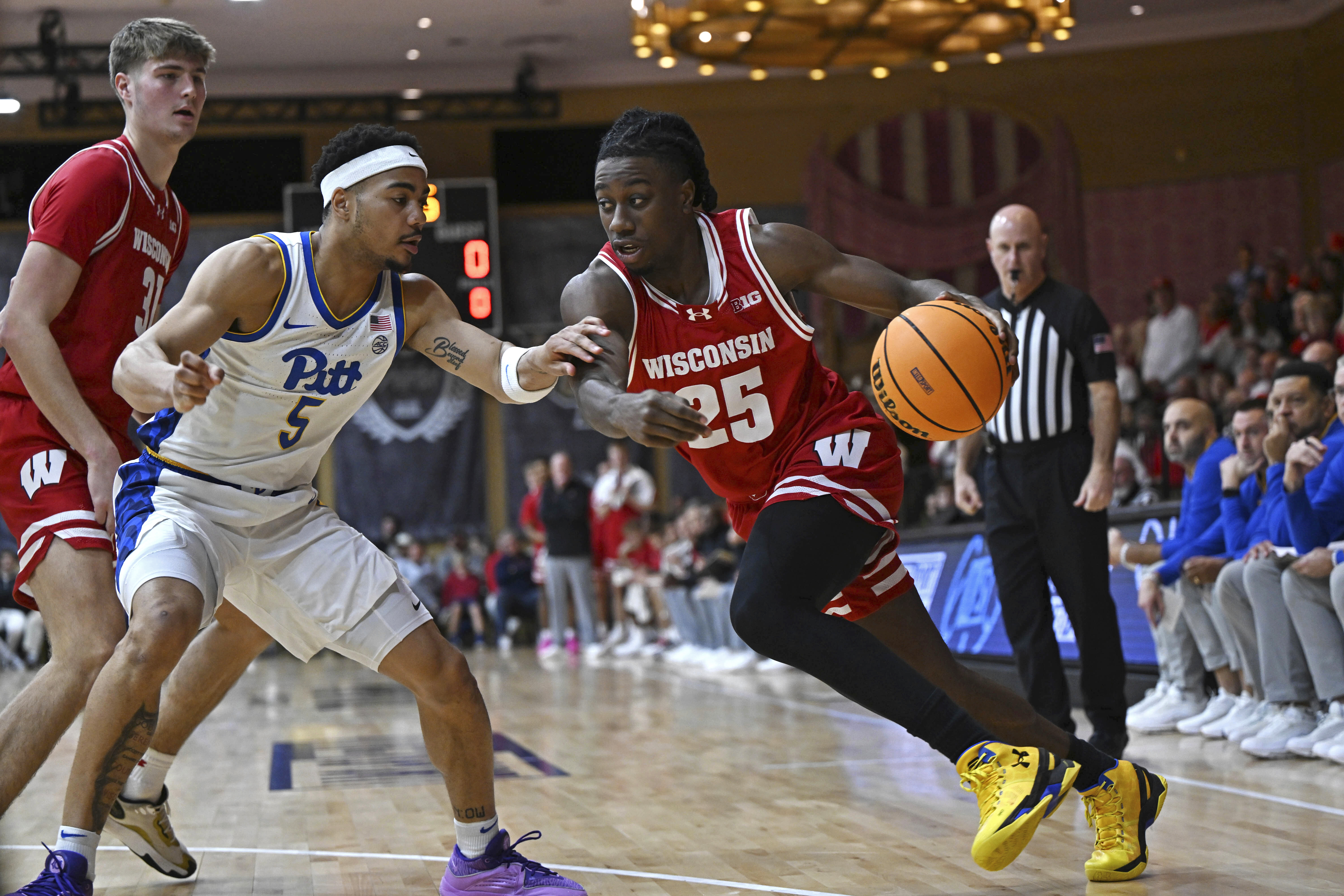 Wisconsin Pittsburgh Basketball