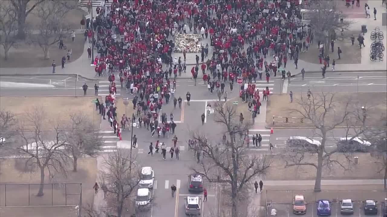 Denver East walkout