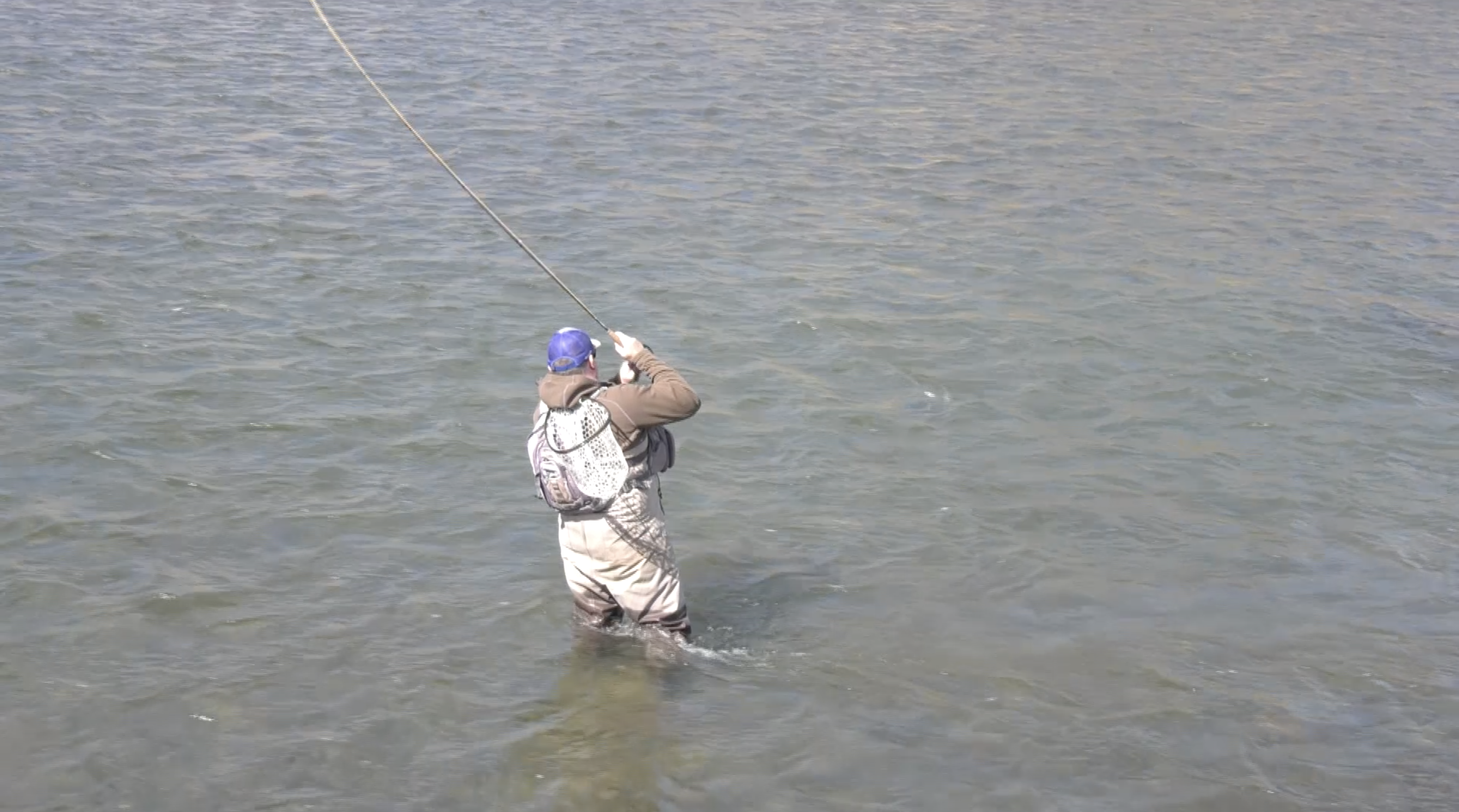 Fly Fishermen flock to rivers on a beautiful day