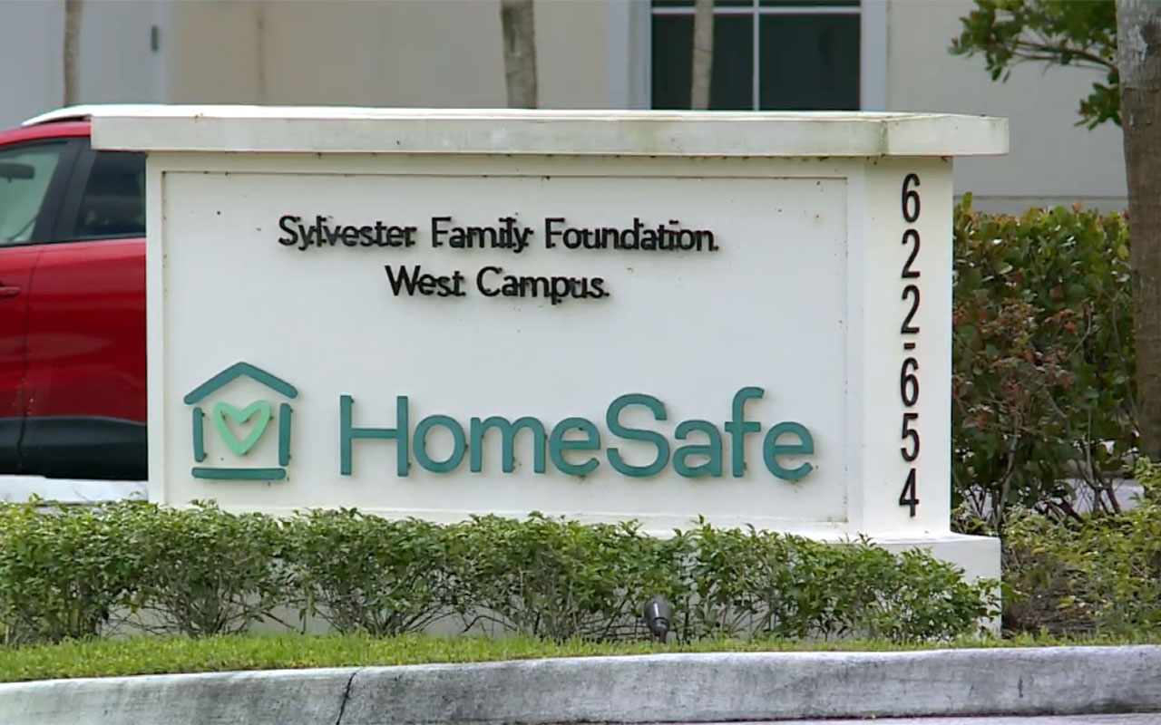 Home Safe sign