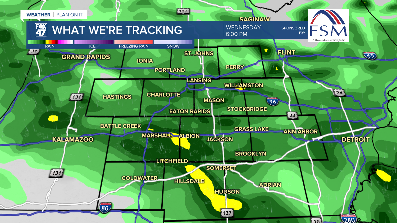 Showers arrive in our neighborhoods later this afternoon