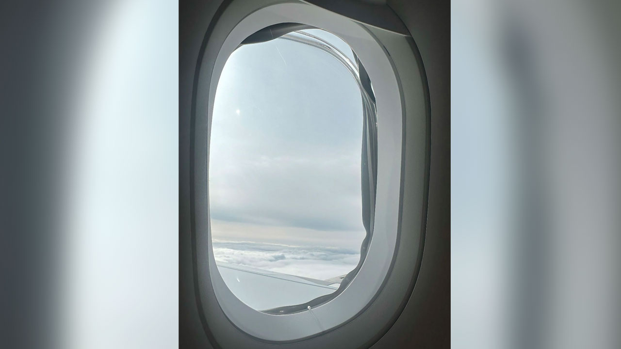 Airbus plane takes off with missing window panes, Nov. 9, 2023