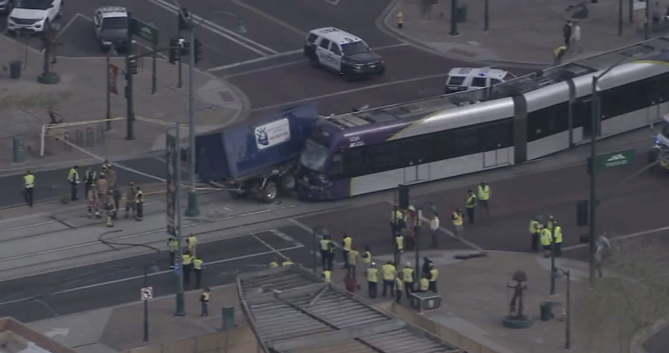 Robson Main light rail crash