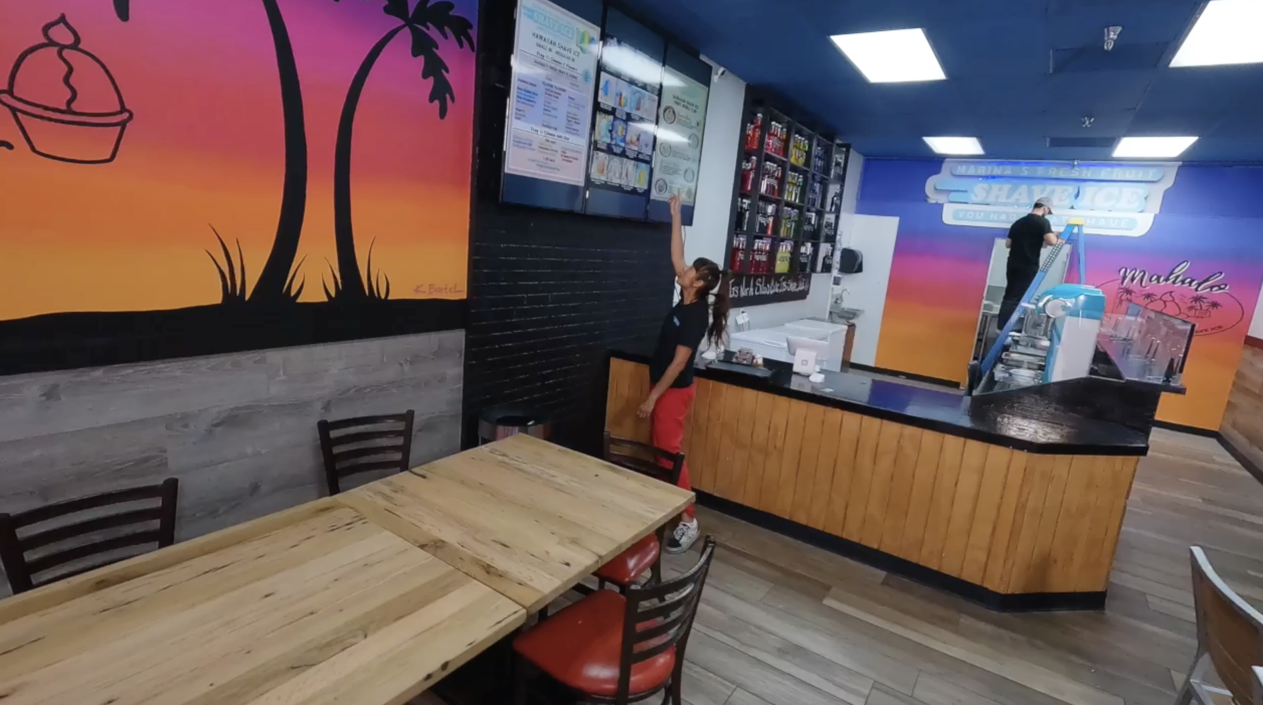 Marina’s Fresh Fruit Shave Ice 