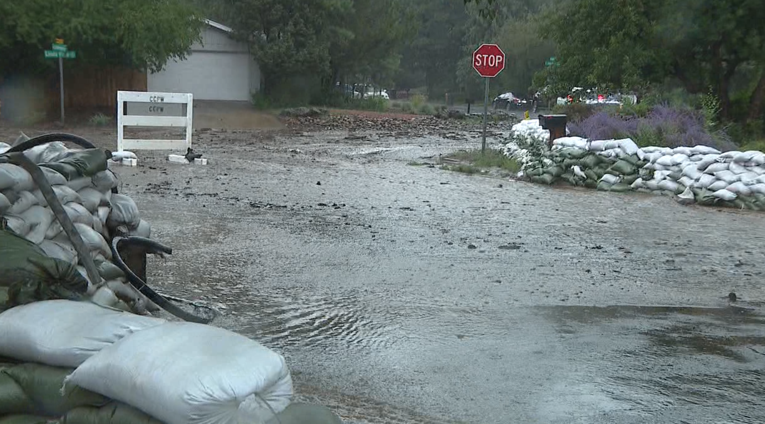 Flash flooding in Flagstaff