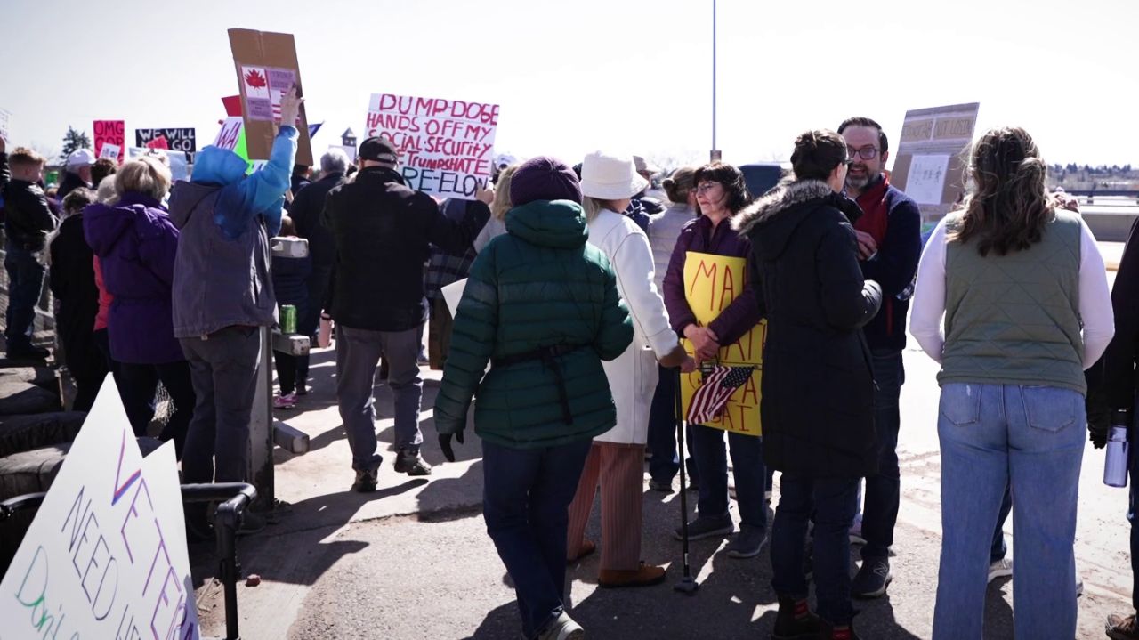 Protesters rally at 'Hands Off' event in Great Falls