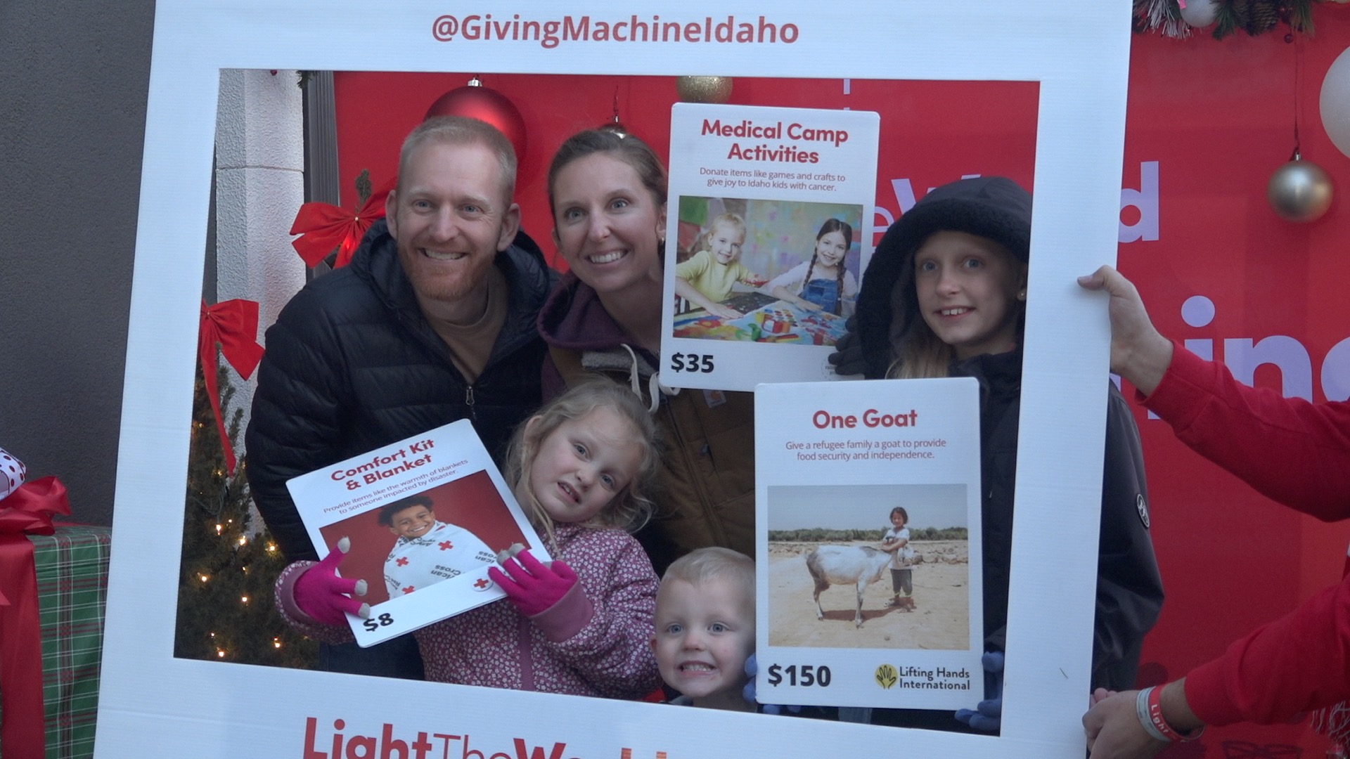 Light the World Giving Machines