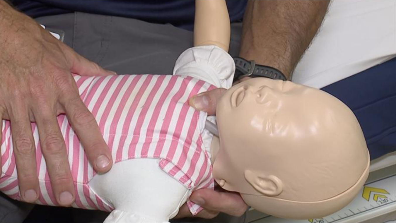 choking baby demo