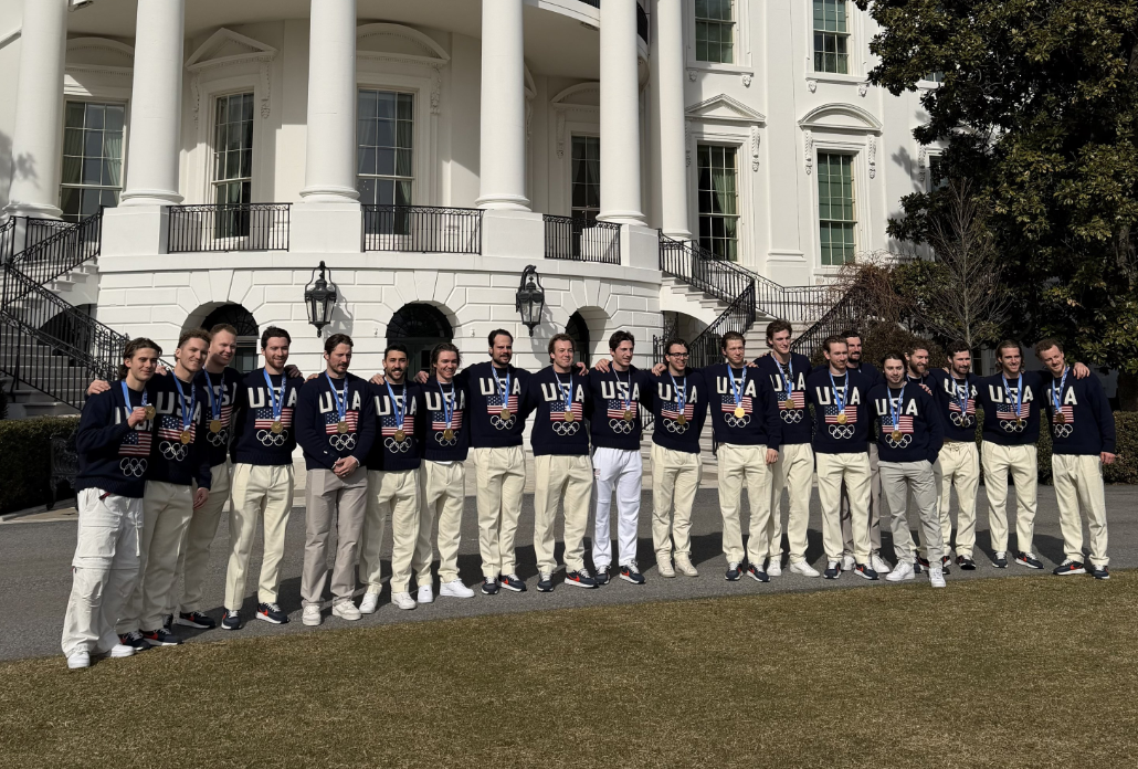 U.S. men's hockey team at the White House