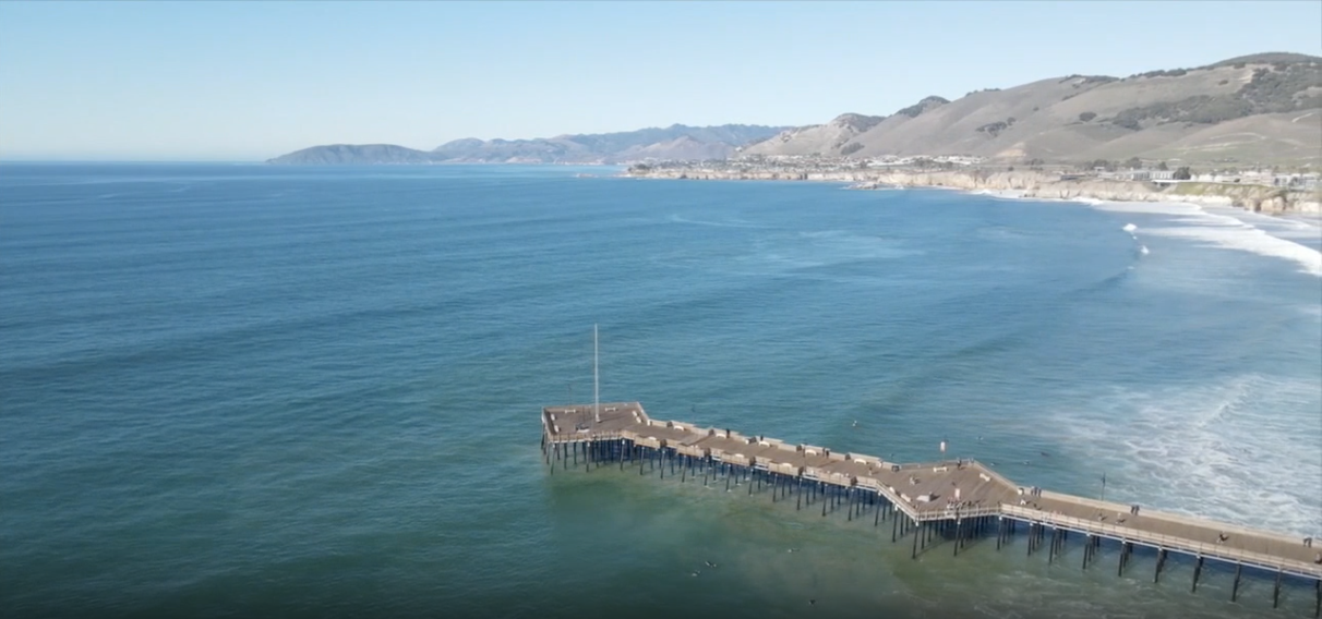 The California coast.