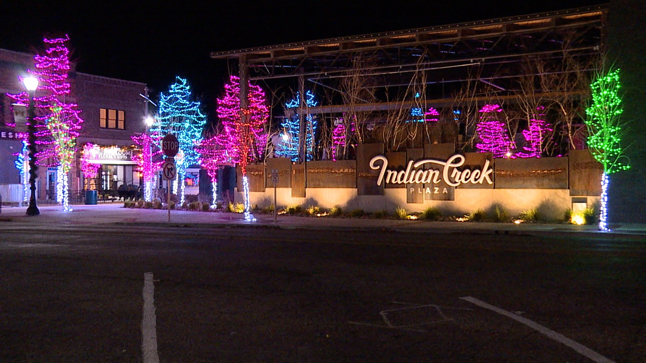 Winter Wonderland at Indian Creek Plaza in Caldwell 