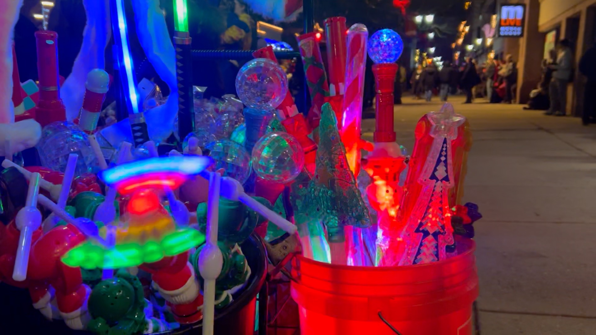 Light-up Christmas toys