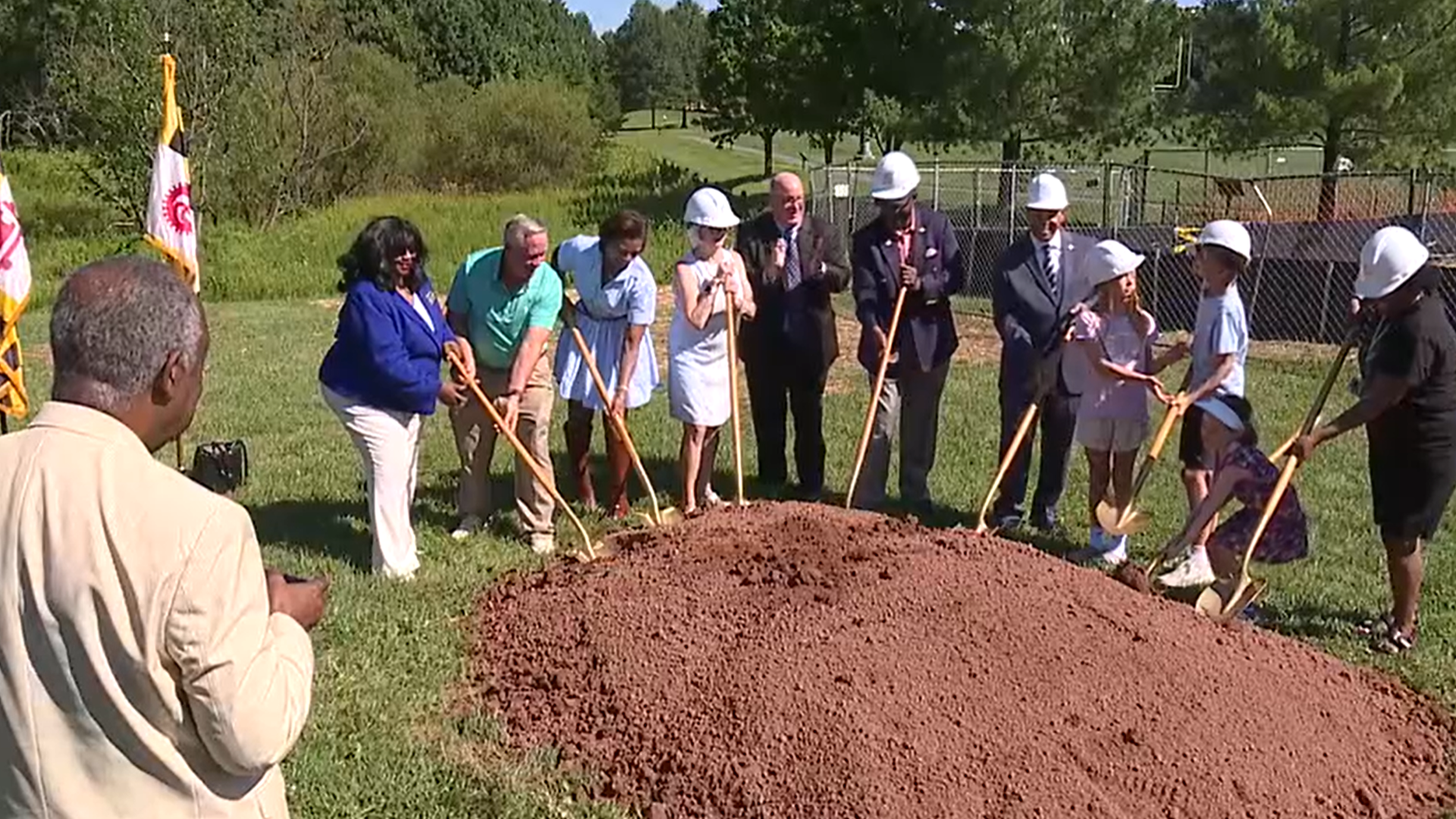 Splash Park Groundbreaking in Owings Mills