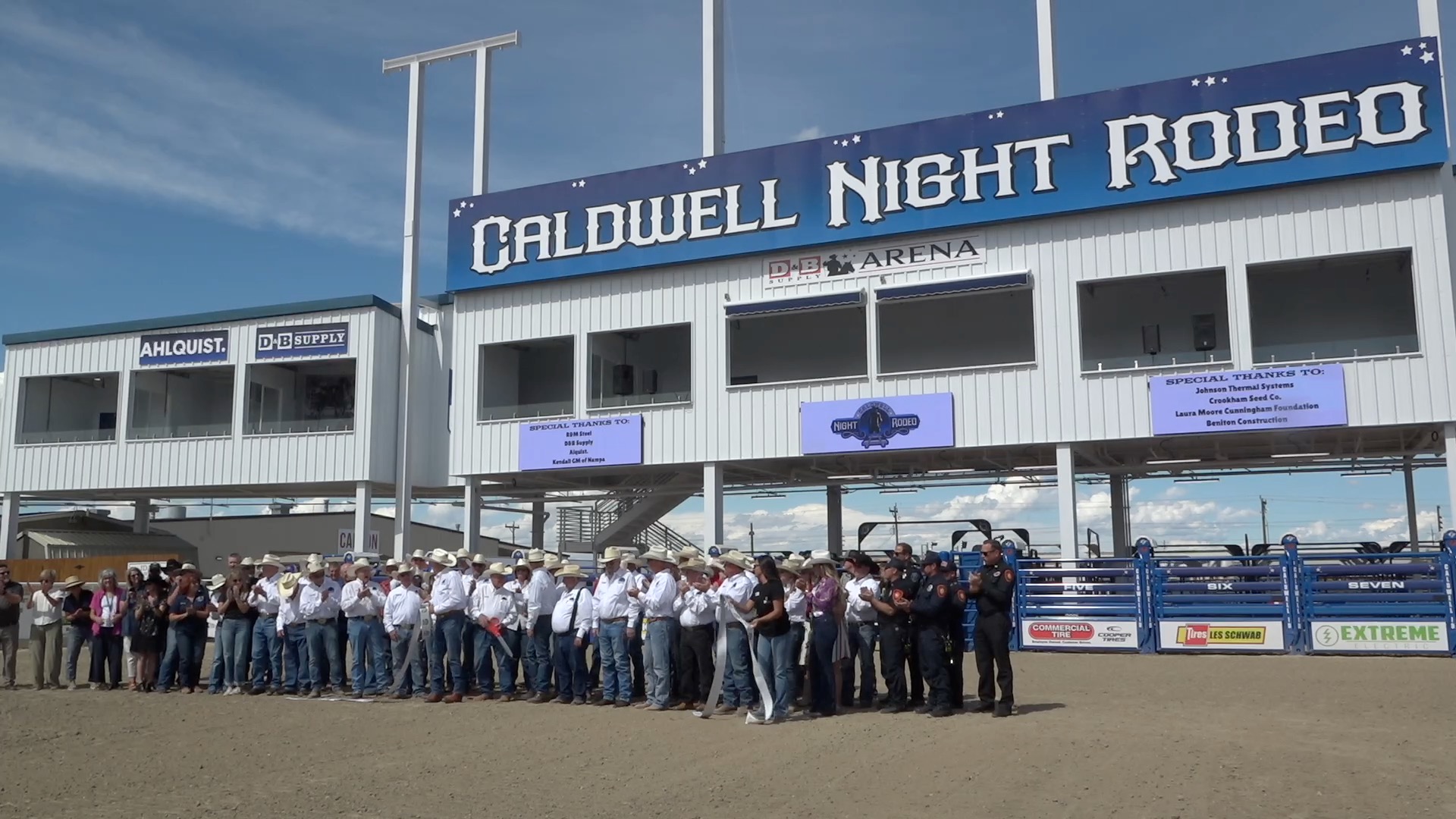 Caldwell Night Rodeo Announcer Stand 