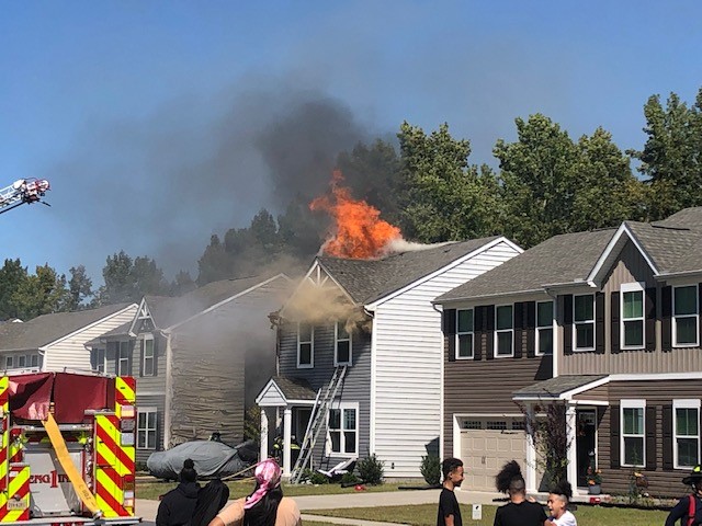 Suffolk residential fire