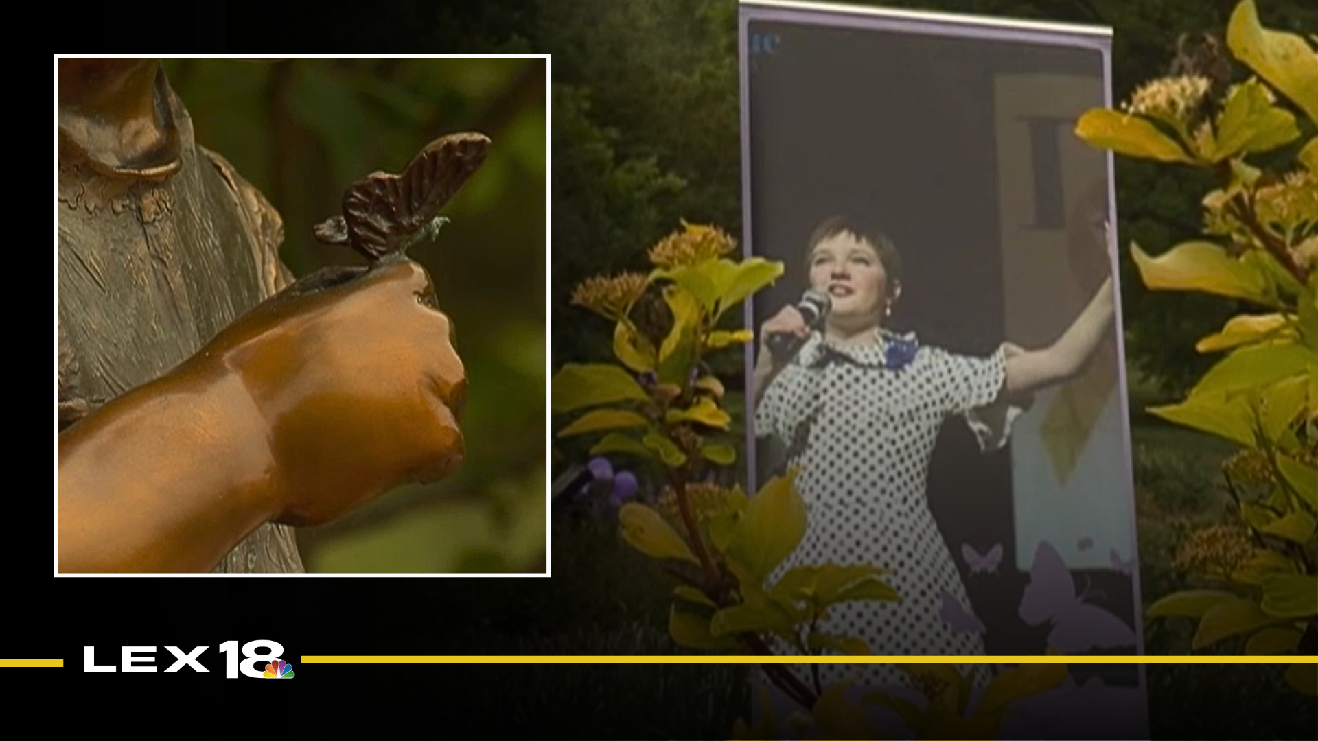 Butterfly garden dedicated to Alexandra Simpson