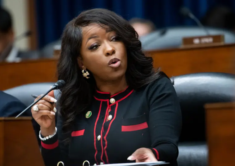 U.S. Rep. Jasmine Crockett, D-Dallas, attends a January 10, 2024, House Oversight Committee markup of a resolution recommending that Hunter Biden be found in contempt of Congress for refusal to comply with a subpoena.