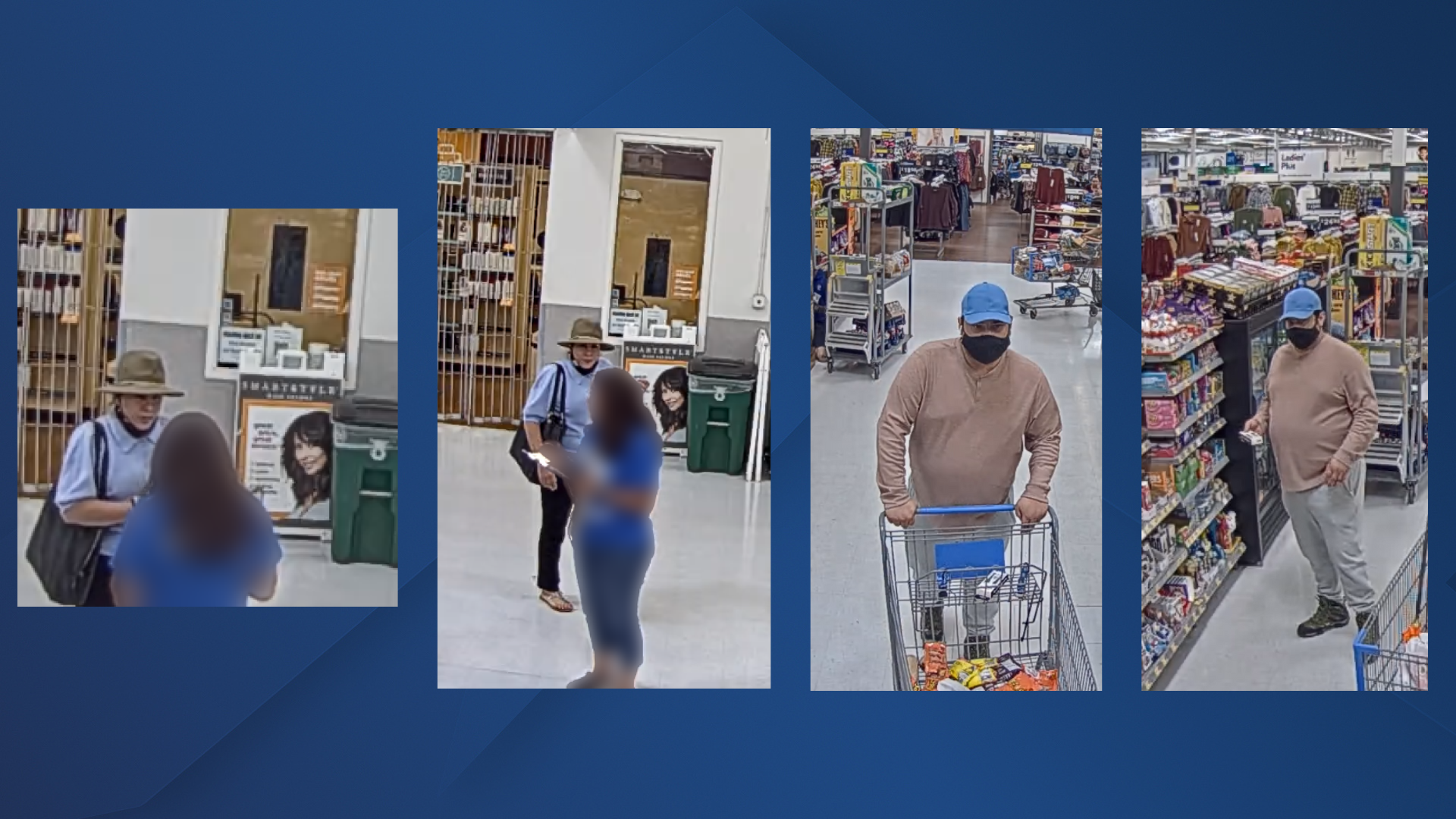 Pueblo Police Department seeking public help identifying two individuals who stole women's credit card racking up $4,000 in purchases