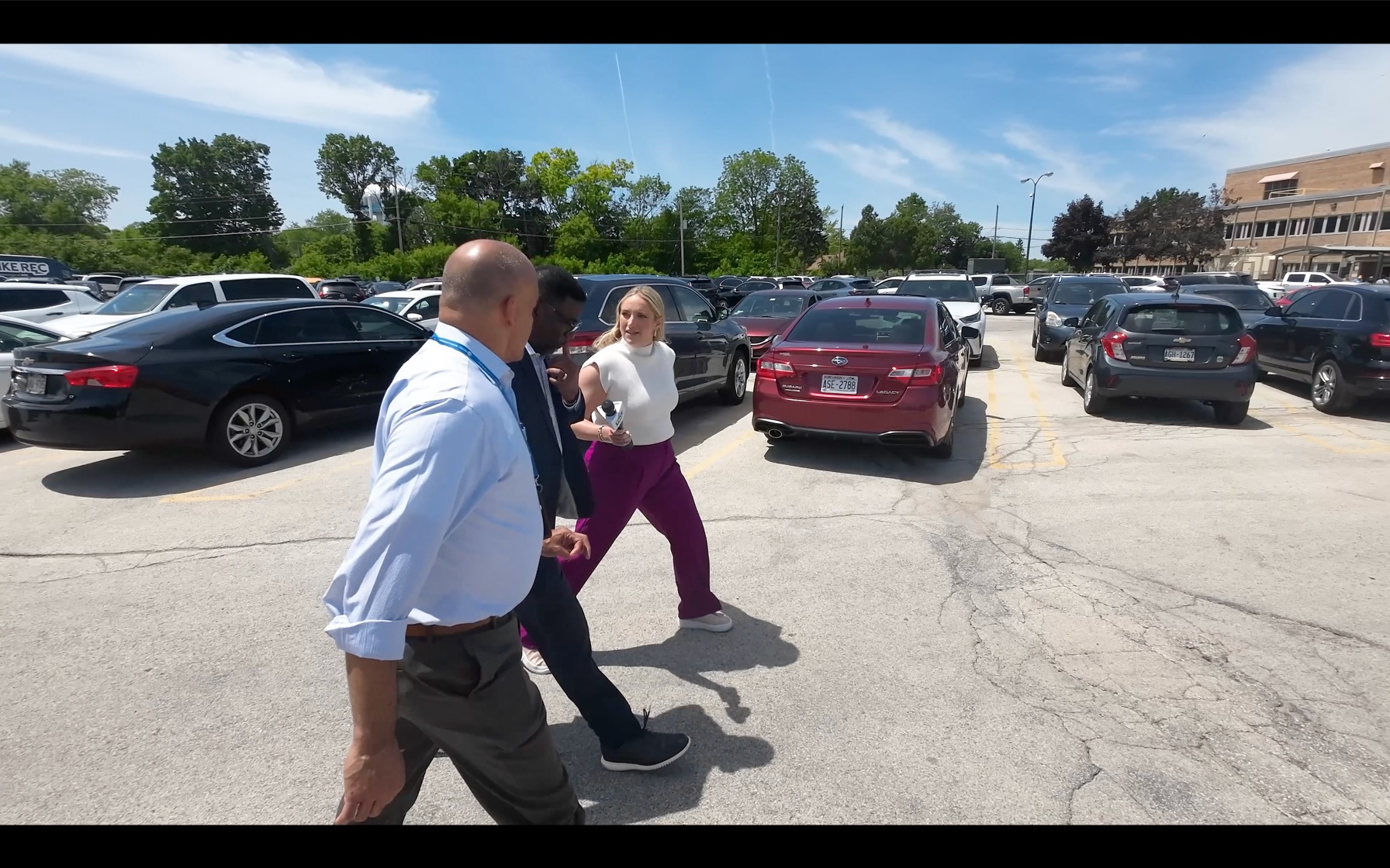 TMJ4's Jenna Rae tried asking MPS' Superintendent Keith Posley questions regarding the district's missing financial records
