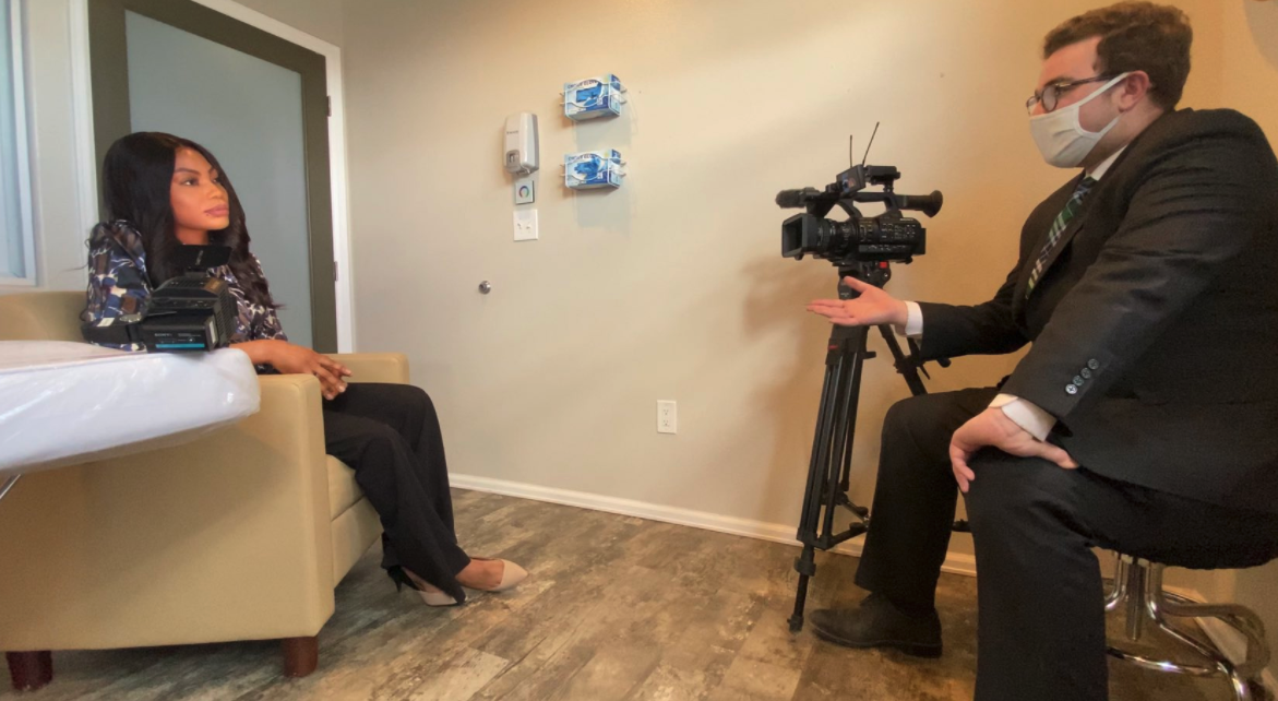 Dr. Moma talks with News5's Spencer Humphrey