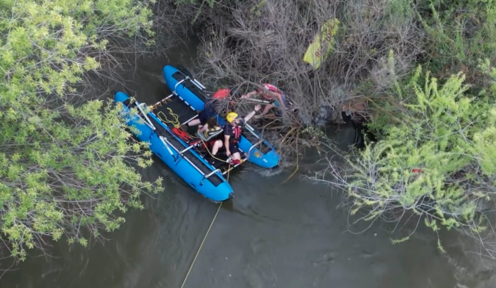 Two adults and one child rescued at Lake Ming Campgrounds