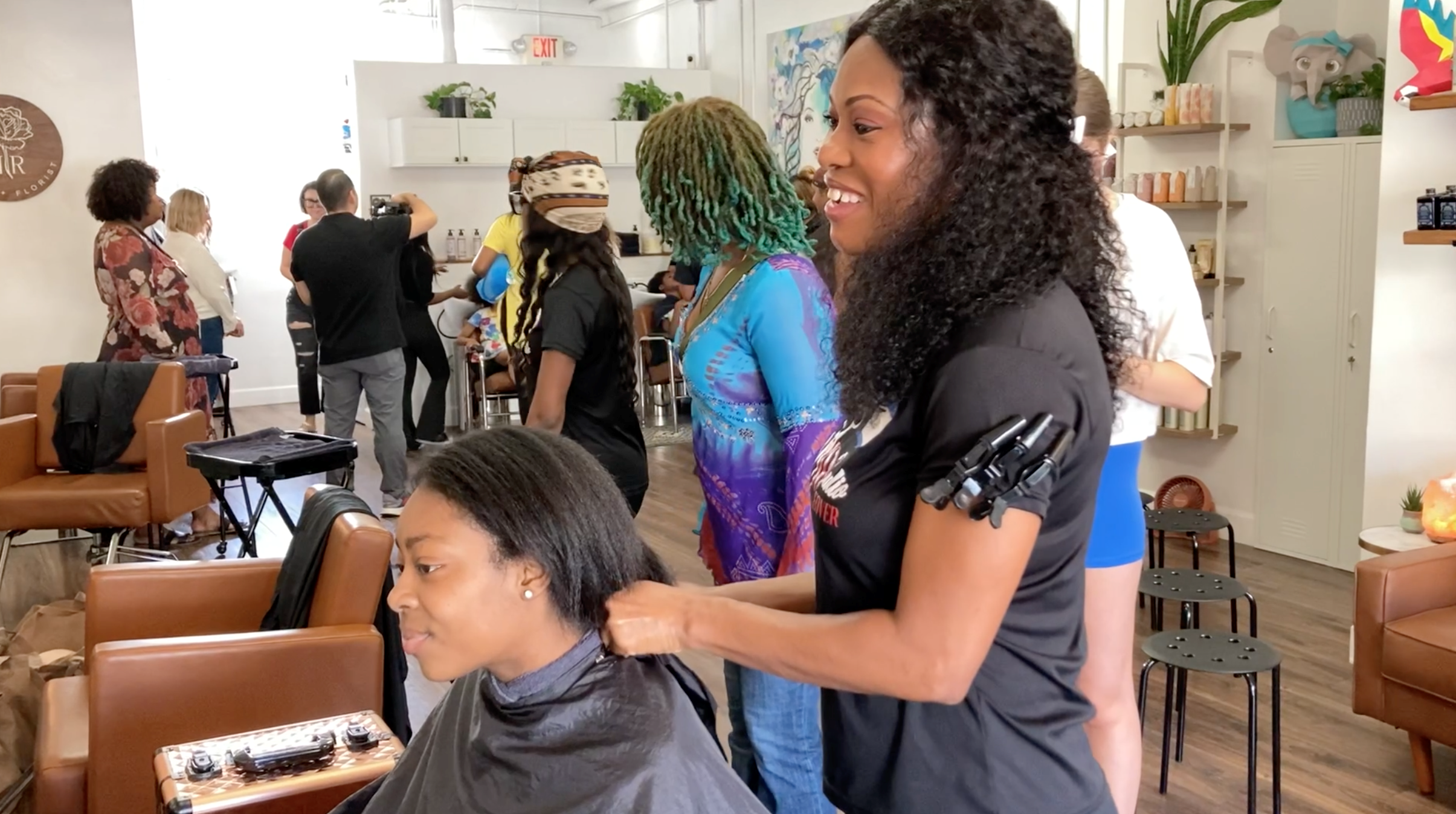 Textured hair demonstration at Downtown Roots Salon in Delray Beach. Jan. 28, 2024.png