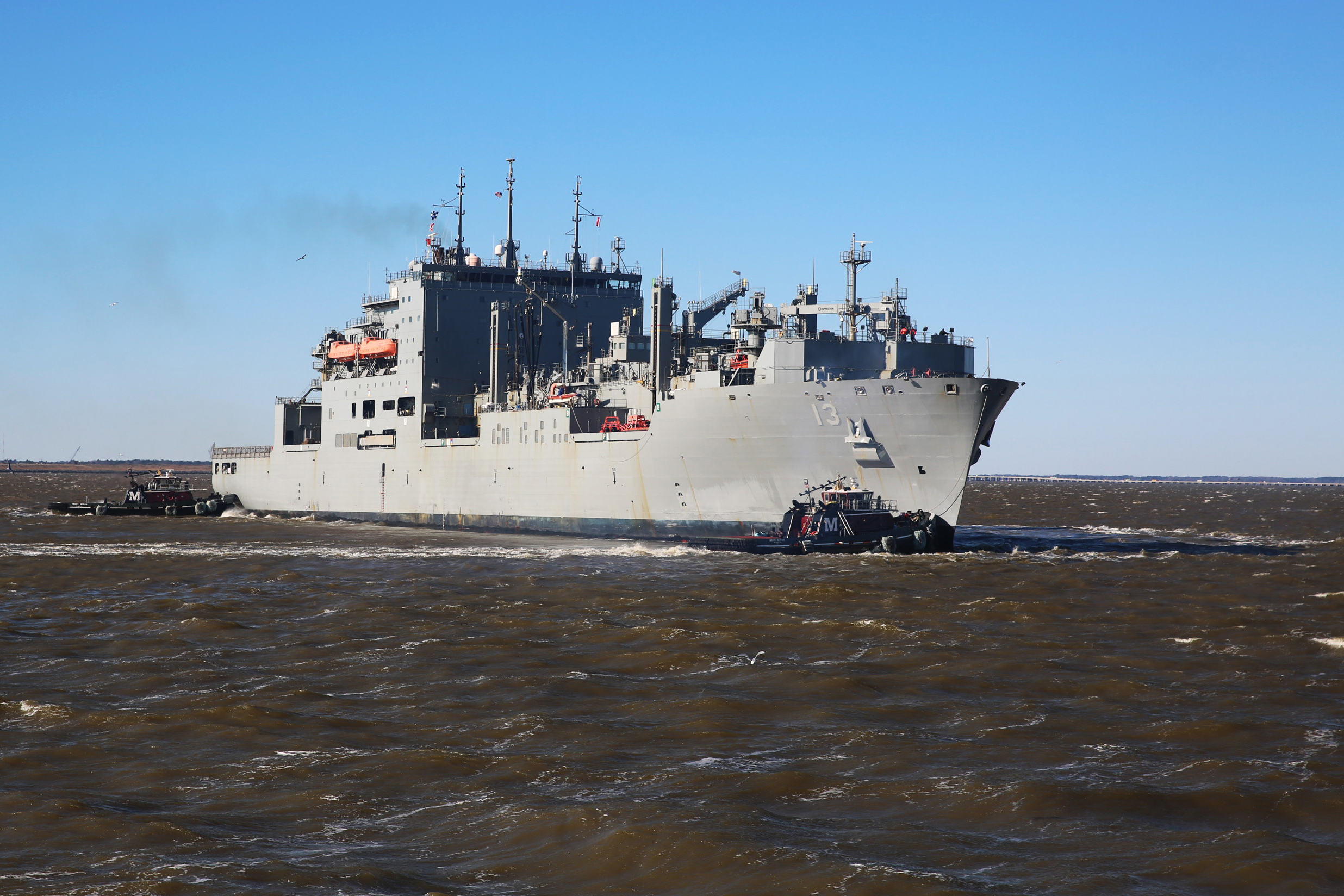 USNS Medgar Evers Deploys