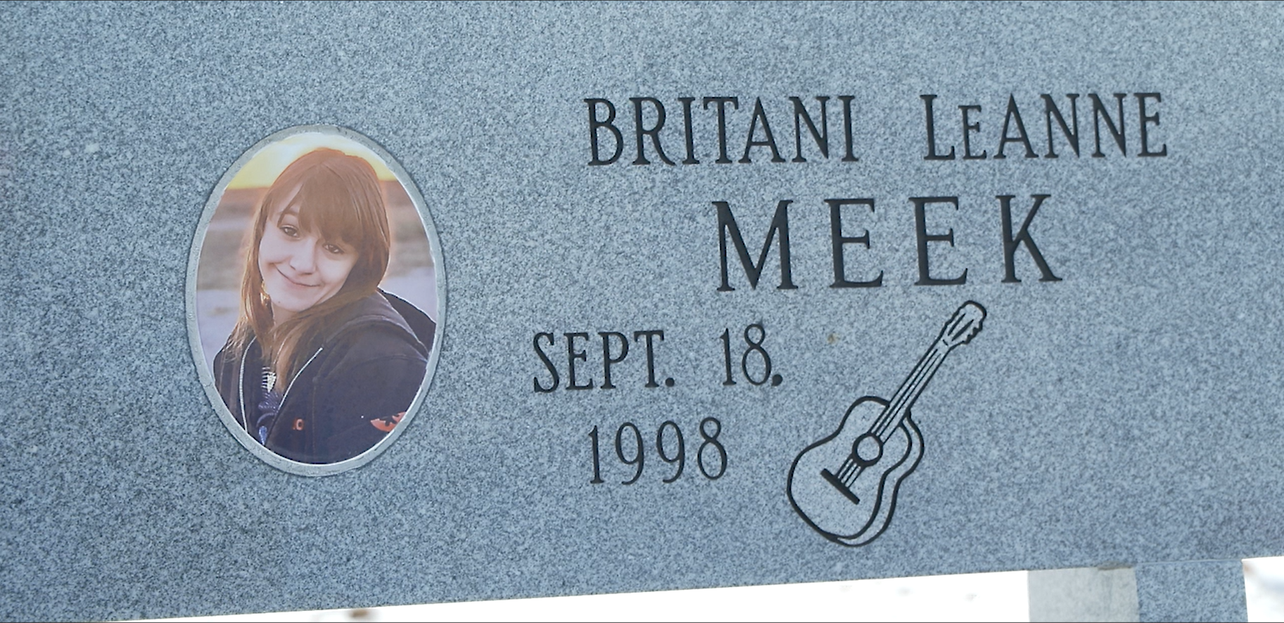 Britani Meek headstone