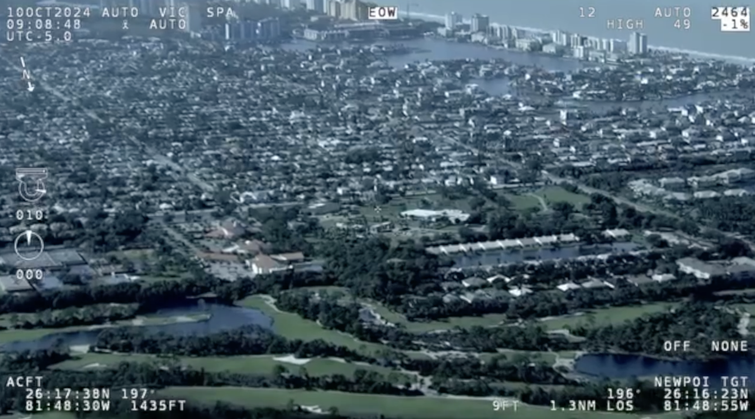 Aerial view of Collier County