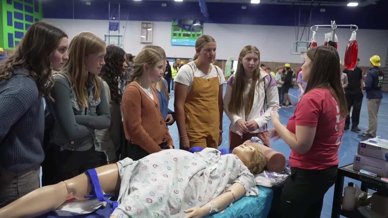 Students explore career options at 'Worlds Of Work' in Great Falls