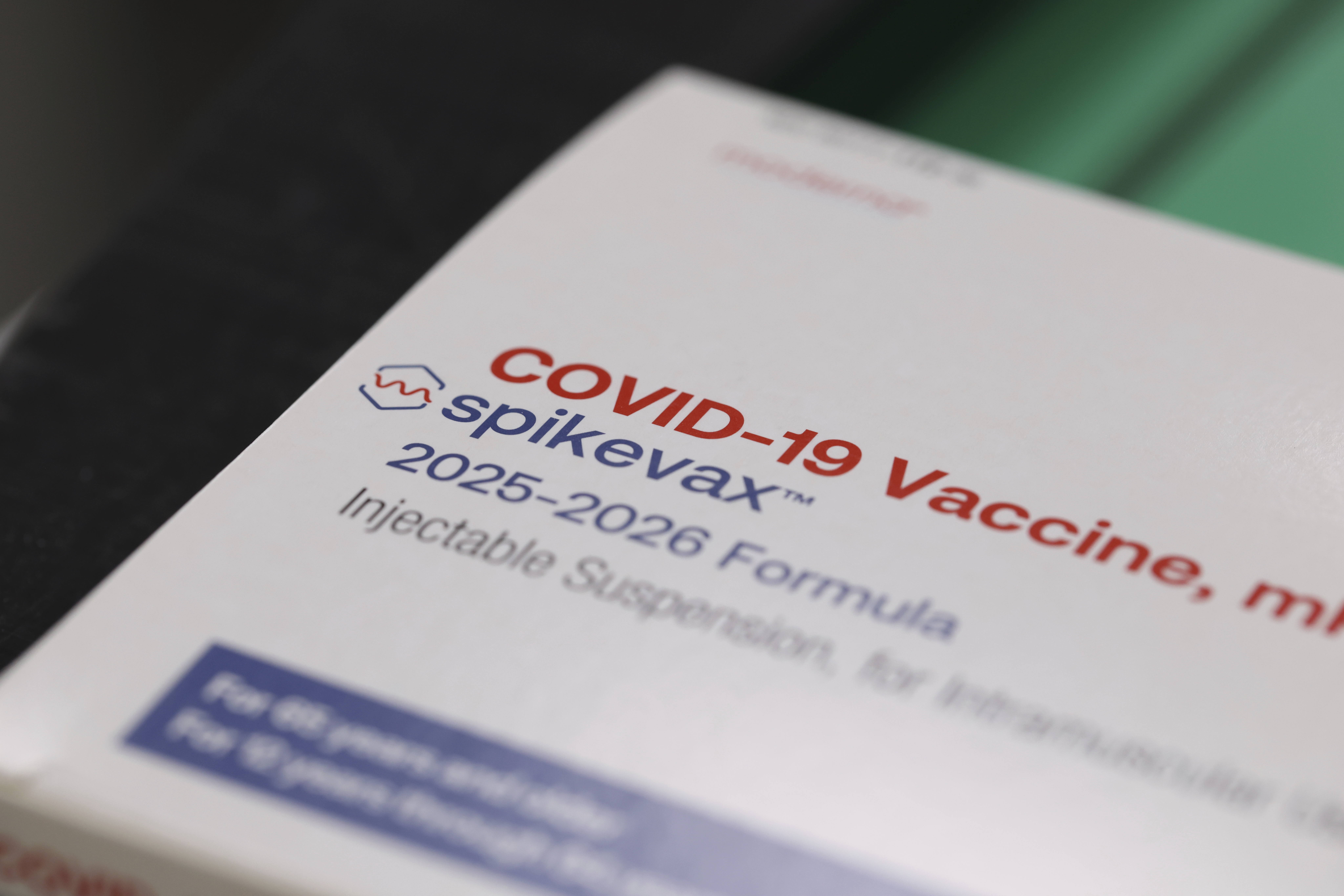 This photo provided by Moderna in August 2025 shows fill and finish production of the updated mNEXSPIKE COVID-19 vaccine, in Madrid. 