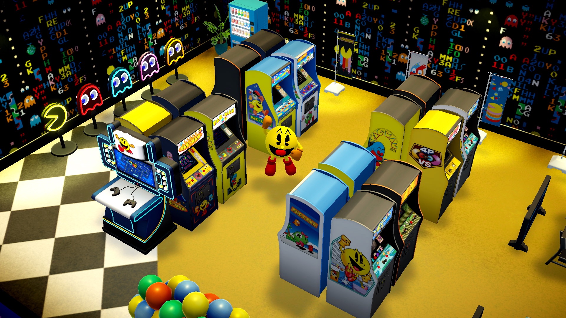 "Pac-Man Museum+" rounds up several classic titles. Photo courtesy Bandai Namco.