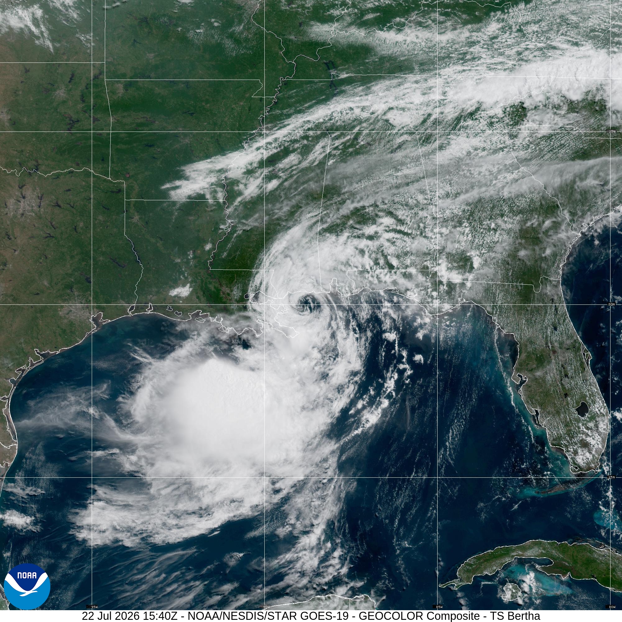 Tropical Storm Bertha