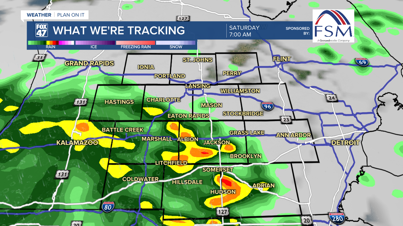 Saturday morning showers could bring damaging winds to our neighborhoods