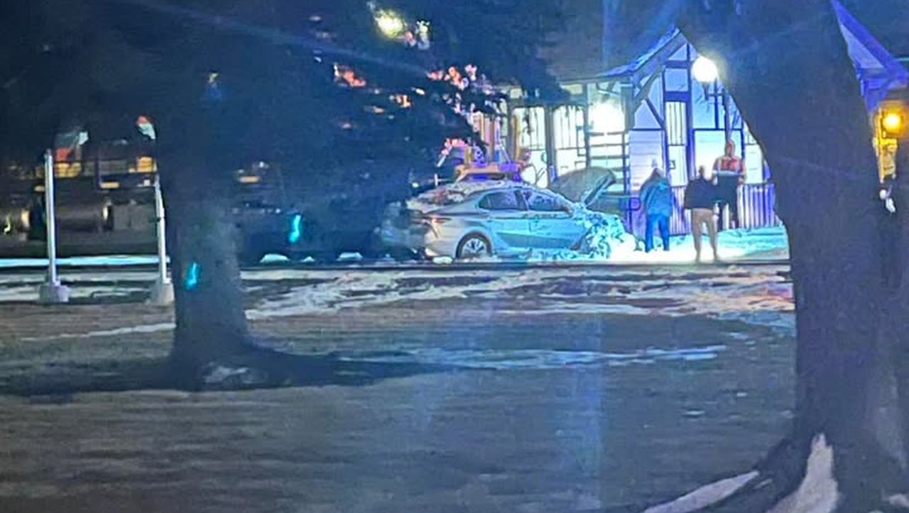 Train car collision Cut Bank