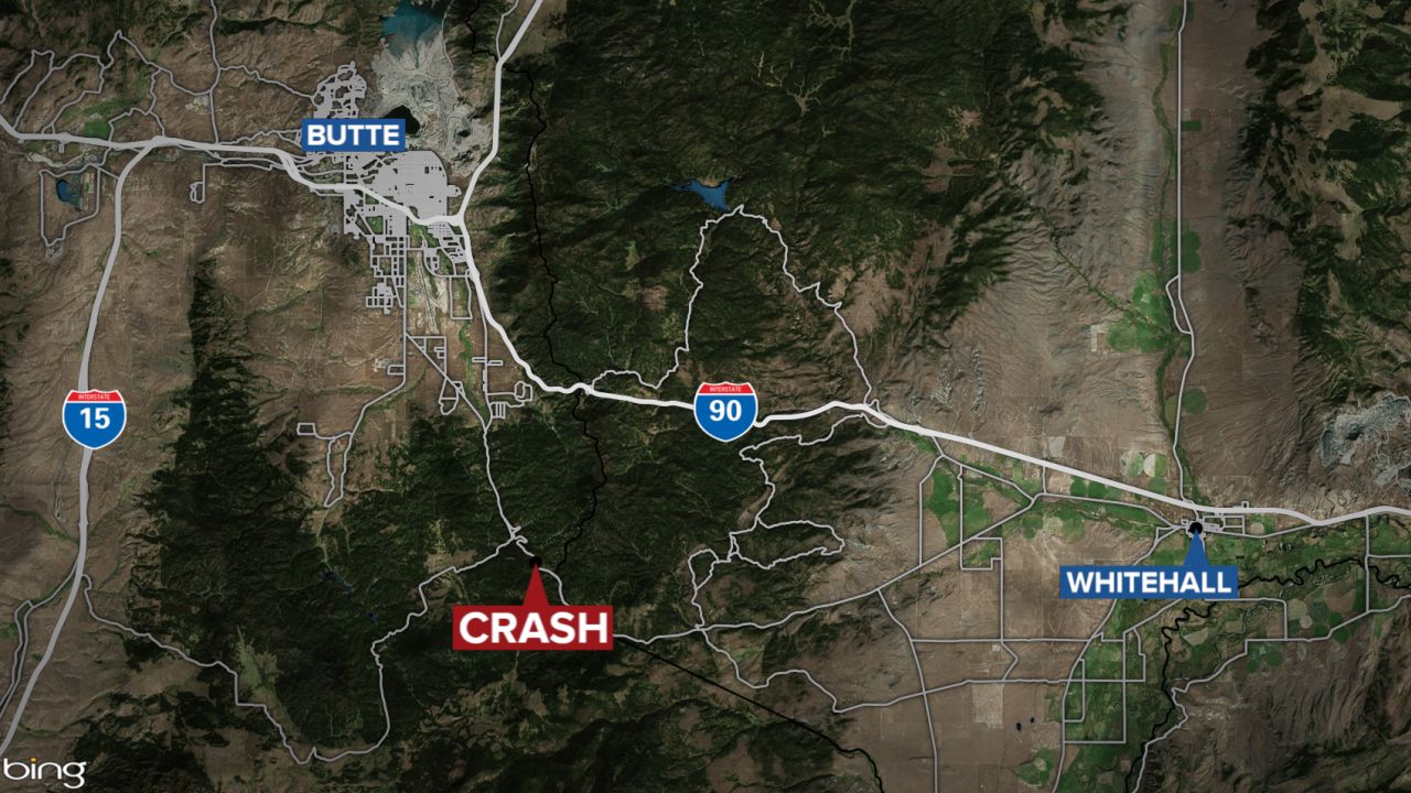1 person dead, 2 injured in a crash in Silver Bow County