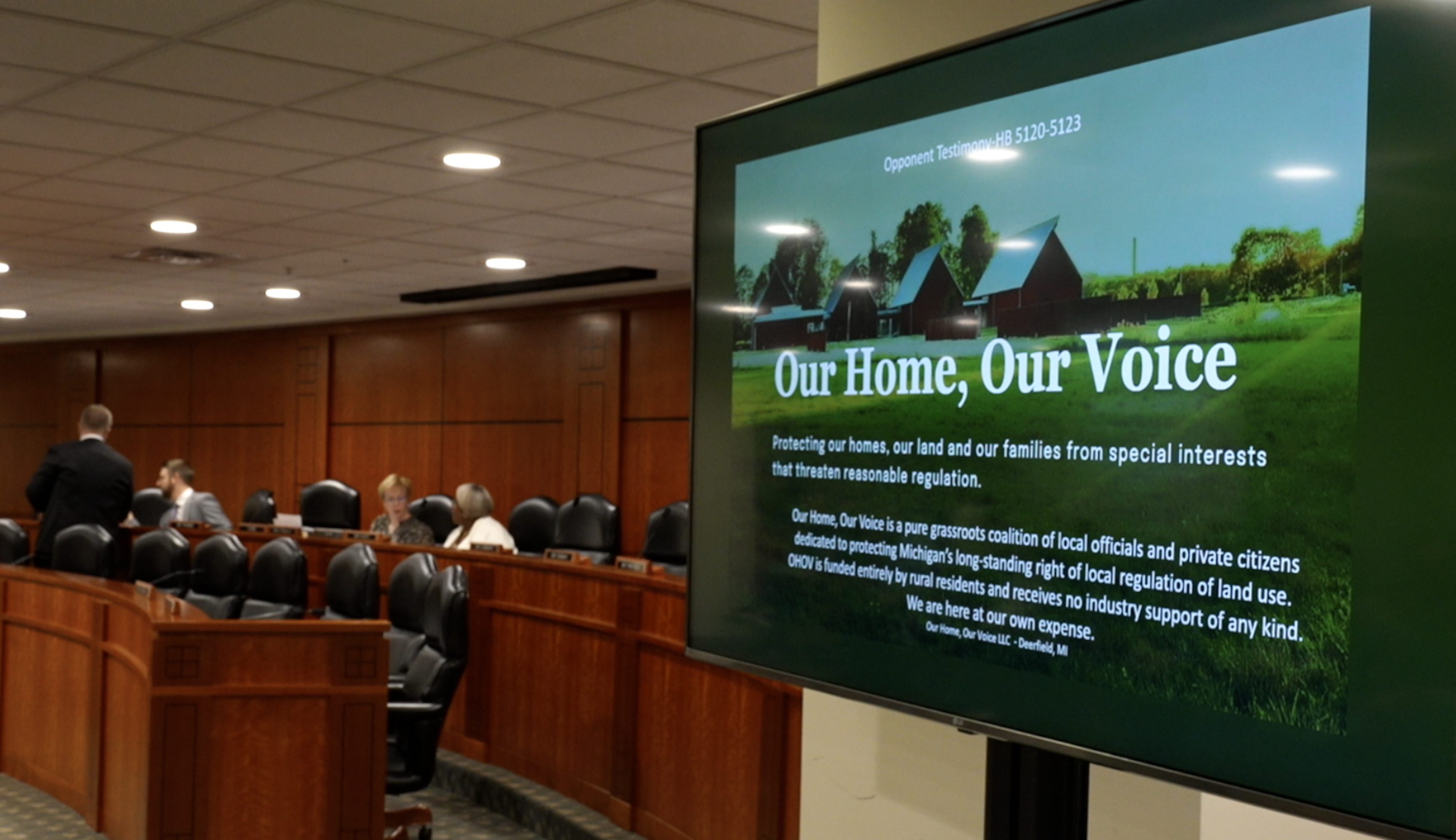 Our Homes Our Voice presentation