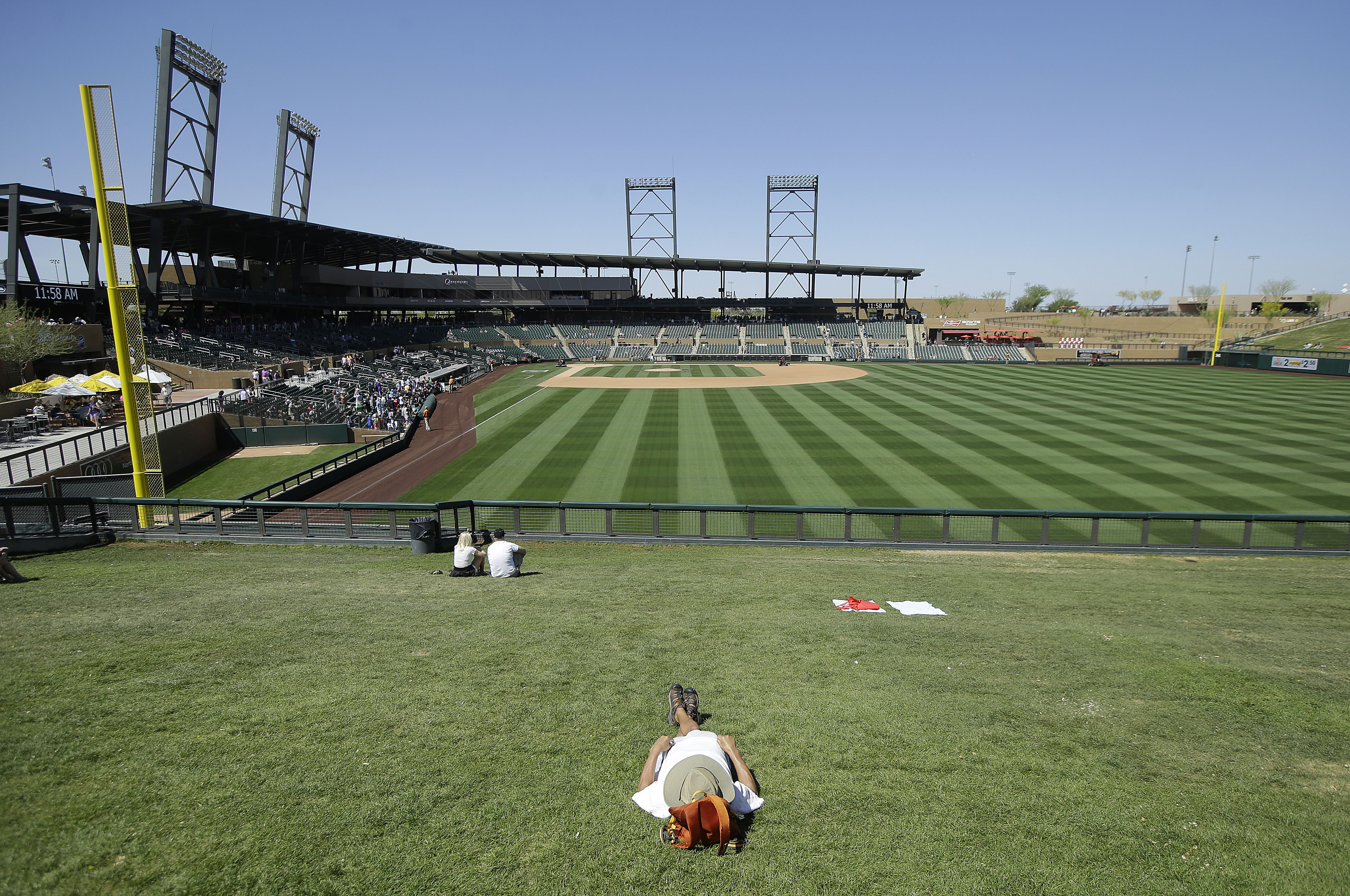 Brewers Rockies Spring Baseball