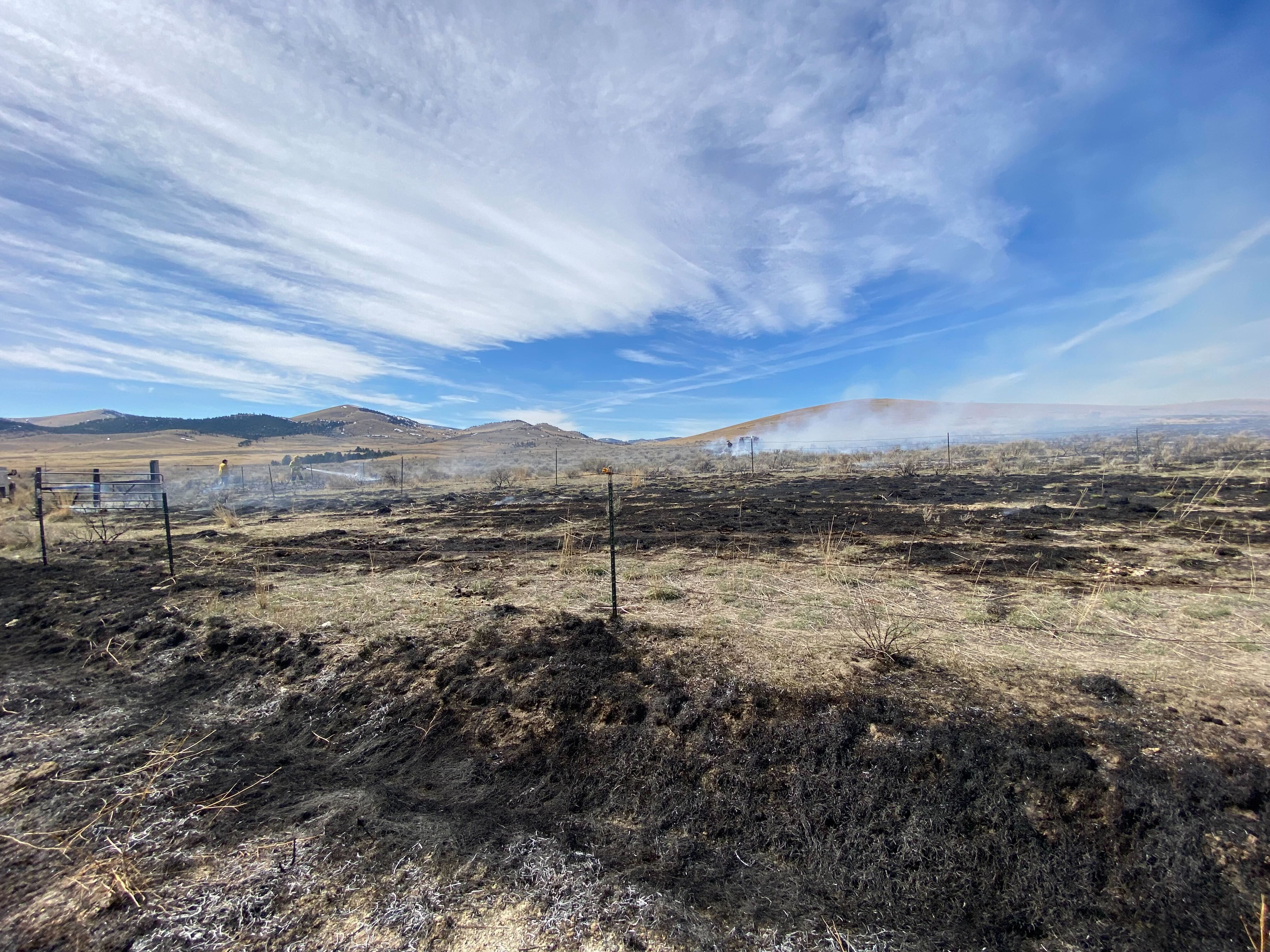 Wildfire near Birdseye Road