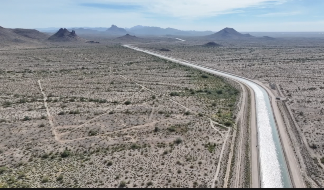 Canal in the desert