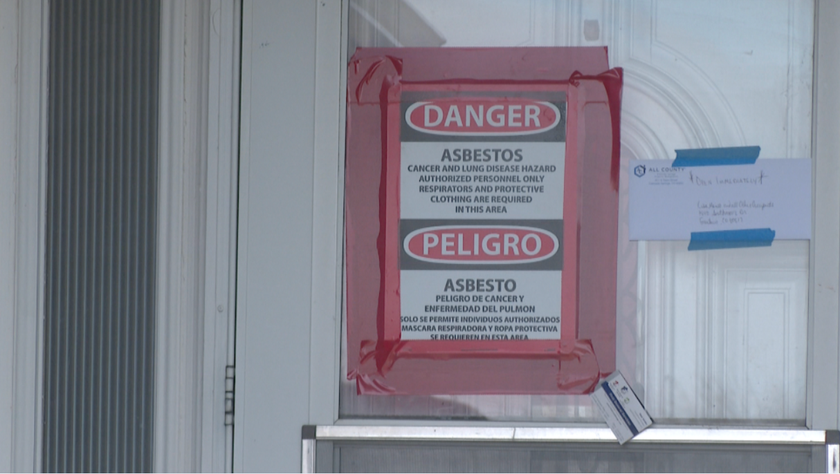 Home tests positive for asbestos in Fountain