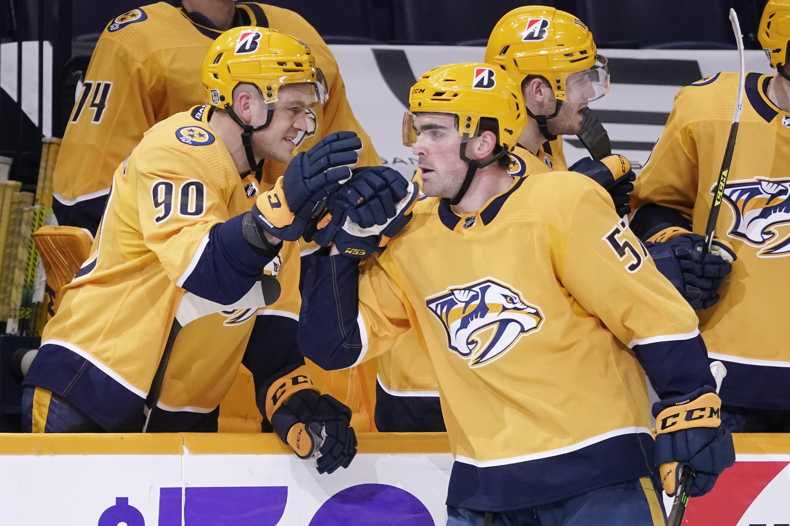 Dante Fabbro Red Wings Predators Hockey