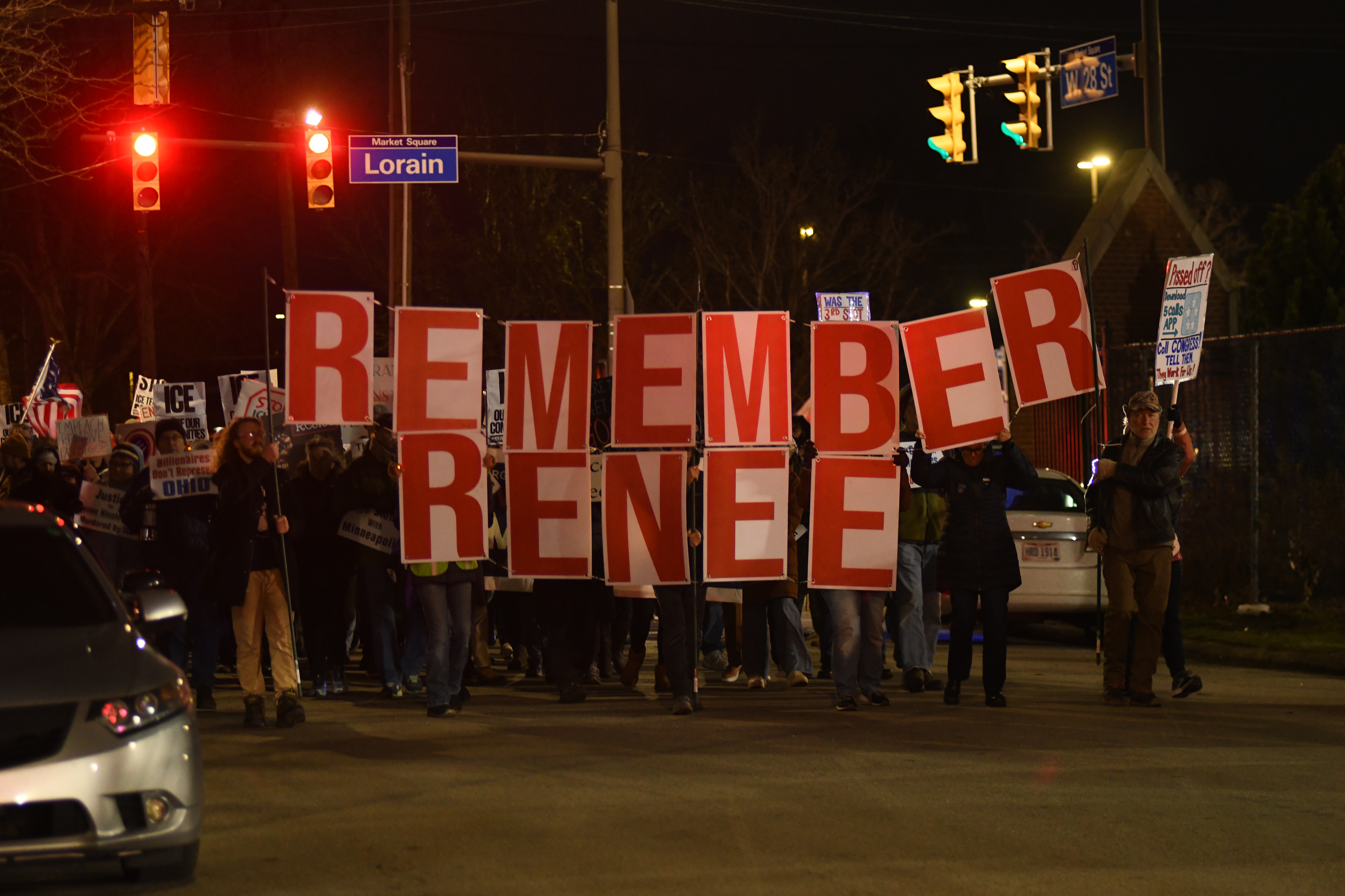Cleveland protestors