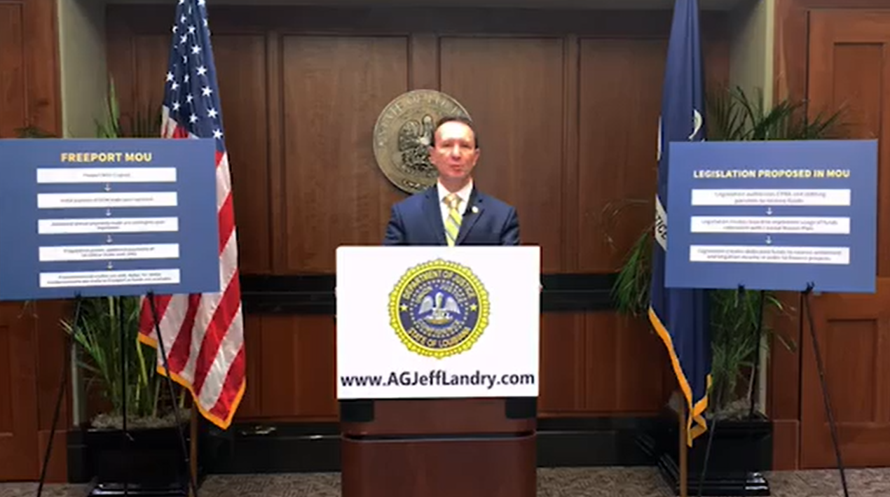 Jeff Landry Freeport announcement.PNG