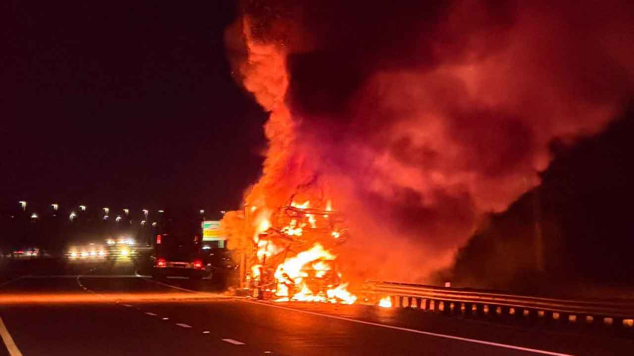 Tesla Car Fire